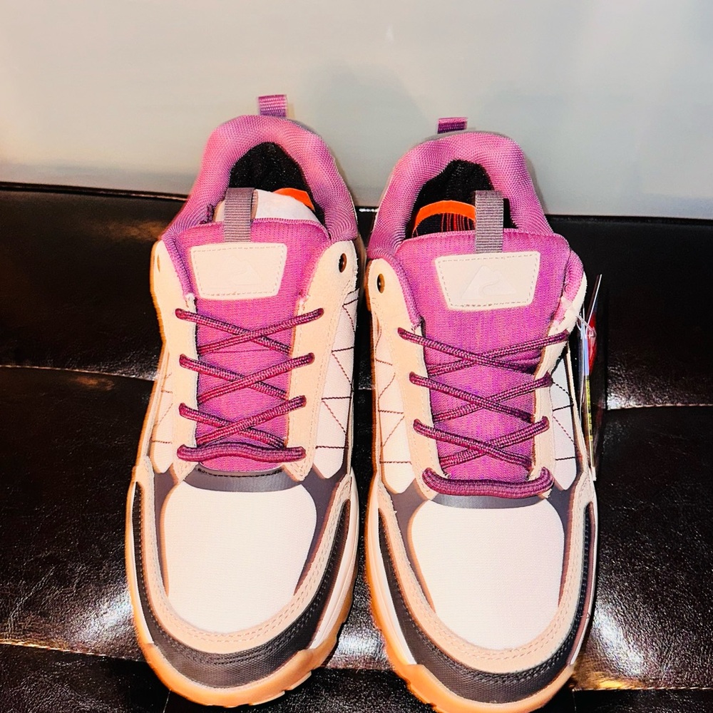 Ozark Trail Women's Sneakers in Pink, White and Gray